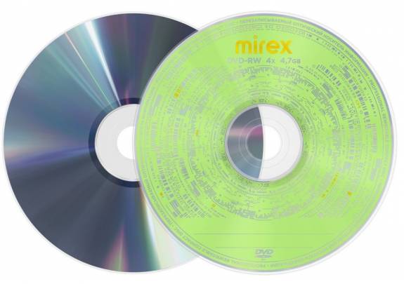 DVD-RW Mirex 4.7Gb/4x/Bl/1шт