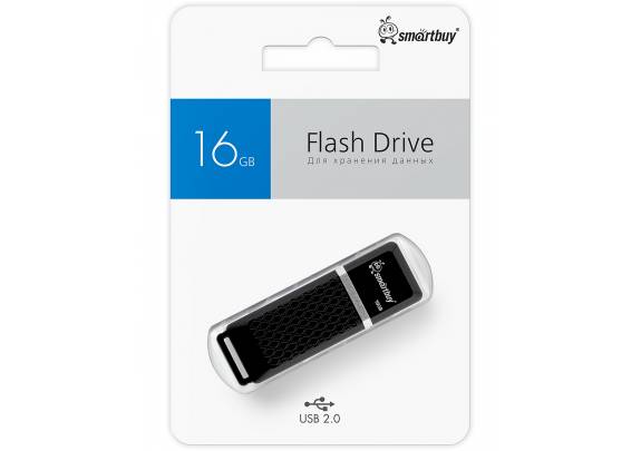 Флэш-драйв Smart Buy 16Gb Quartz Series Black