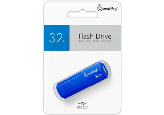 Флэш-драйв Smart Buy 32Gb Clue синий