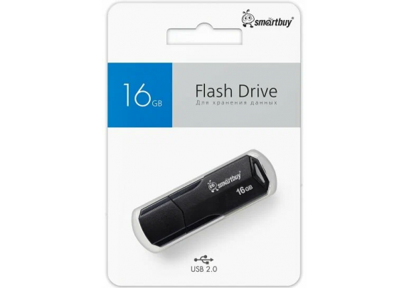Флэш-драйв Smart Buy 16Gb Clue черный