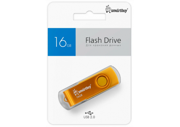 Флэш-драйв Smart Buy 16Gb Twist желтый