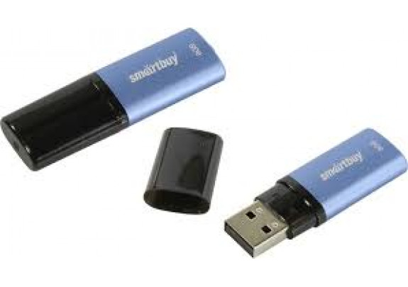 Флэш-драйв Smart Buy 4Gb V-Cut Blue