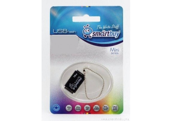 Флэш-драйв Smart Buy 16Gb Quartz Series Black