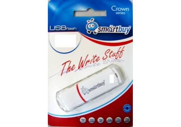 Флэш-драйв Smart Buy 16Gb Crown White